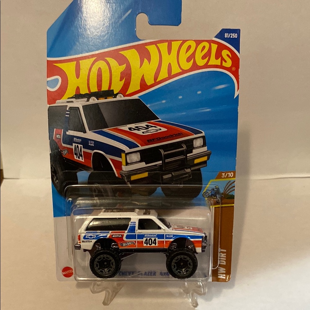 Hot Wheels Blue and Red Off-Road Racing Truck